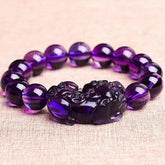 Purple Wealth Summons Feng Shui Bracelet - Attracts Prosperity, Brings Good Luck, Protects Wealth And Promotes Spiritual Growth