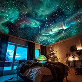 Water Ripple Effect Ambient Projection Light - USB-C & Battery-Powered LED Starry Sky Lighting With Remote Control, Color-Changing Mood Light For Bedroom And Living Room, Festival Gift