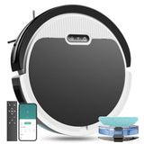 Robot Vacuum And Mop, 3 In 1 Combo Cleaner For Home With Pet Hair And Hard Floor, 5000Pa Suction, 120 Mins Run Time,Self-Charging,Super Thin Body
