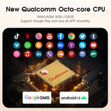 32 Inch 128GB Smart Portable TV Android OS 1080P 13MP Camera Remote Control Control Home Office Entertainment Portable Smart Tv