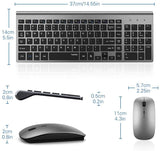 Wireless Keyboard And Ergonomic Mouse Set